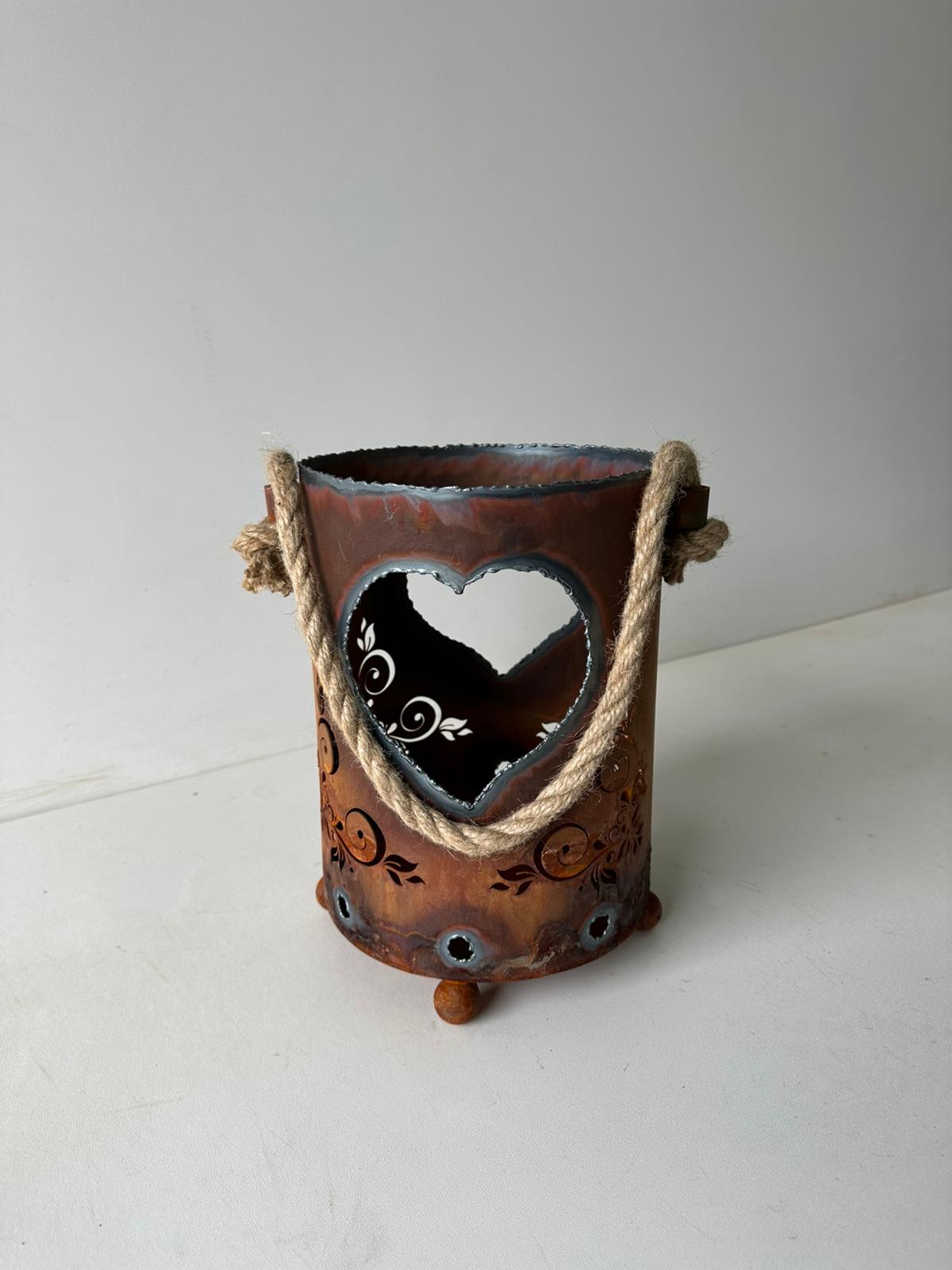 Laterne Herz „Ornament”