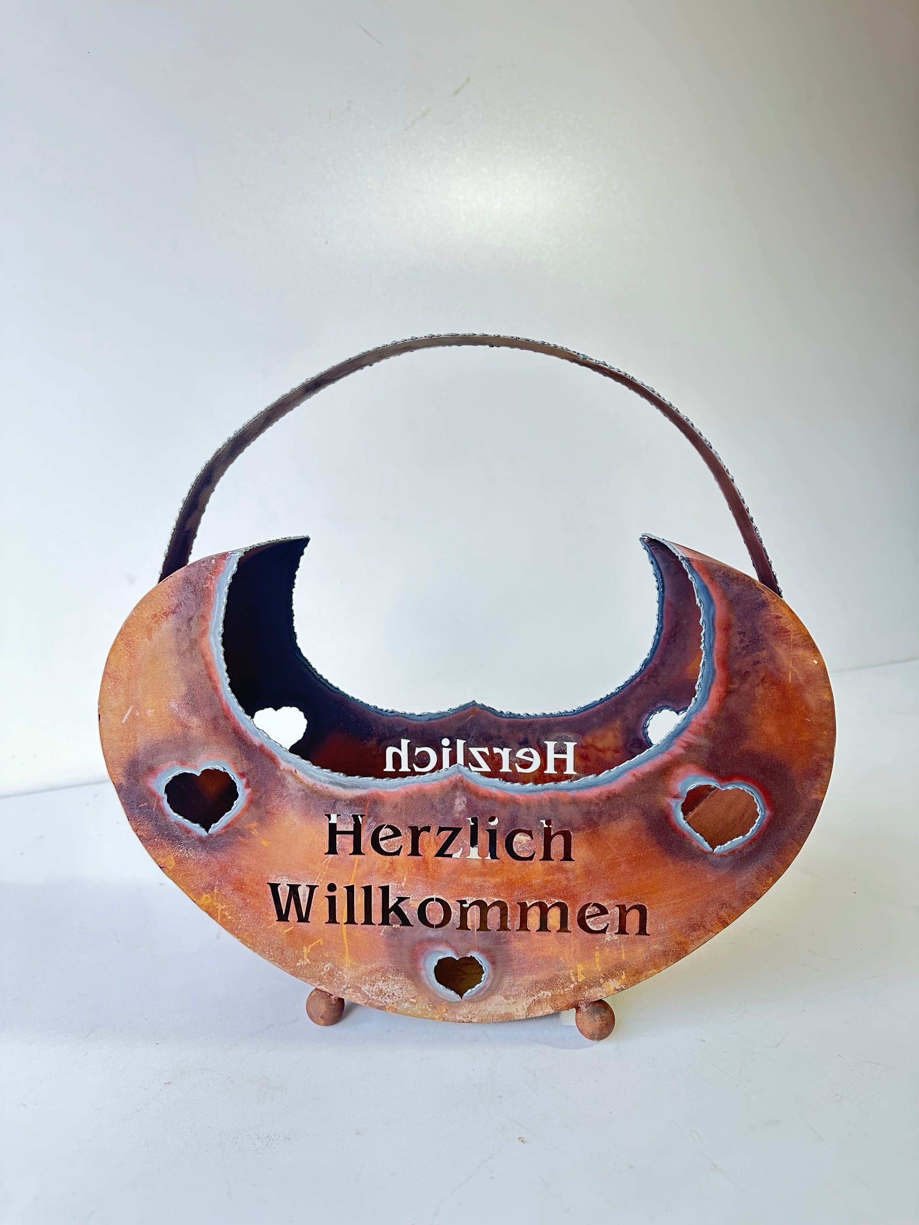 Tasche 'Herzlich Willkommen'