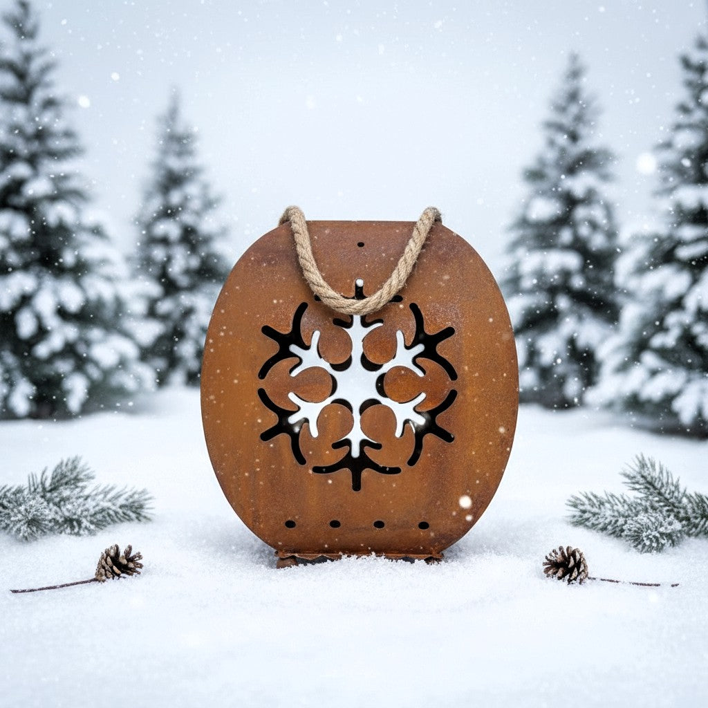 Laterne „Schneeflocke”